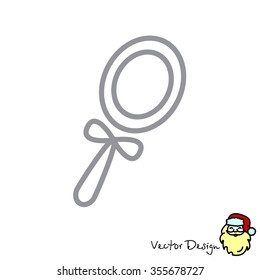 Web line icon. Mirror