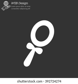 Web line icon. Mirror