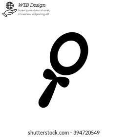 Web line icon. Mirror