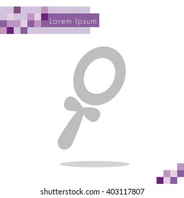 Web line icon. Mirror