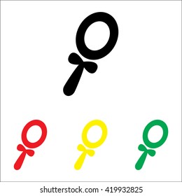 Web line icon. Mirror