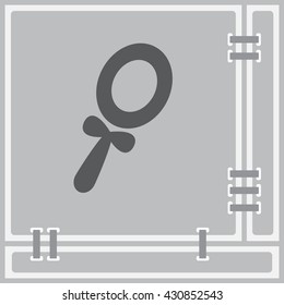 Web line icon. Mirror