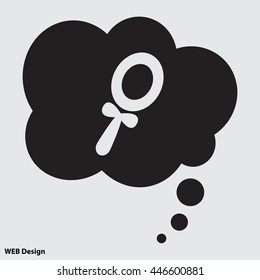 Web line icon. Mirror