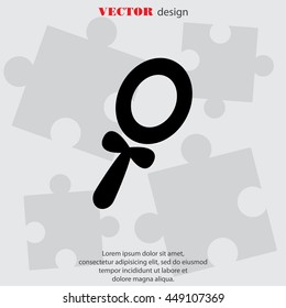 Web line icon. Mirror
