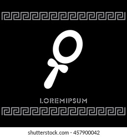 Web line icon. Mirror