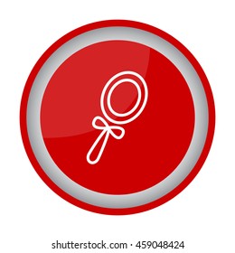 Web line icon. Mirror