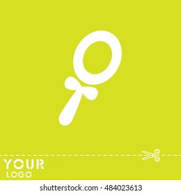 Web line icon. Mirror