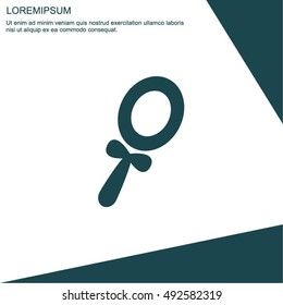 Web line icon. Mirror