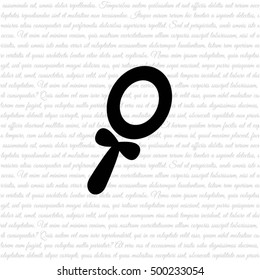 Web line icon. Mirror