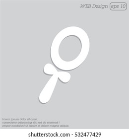 Web line icon. Mirror