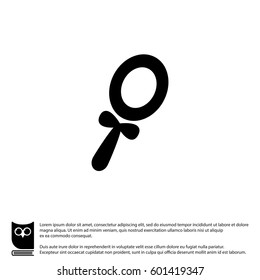 Web line icon. Mirror
