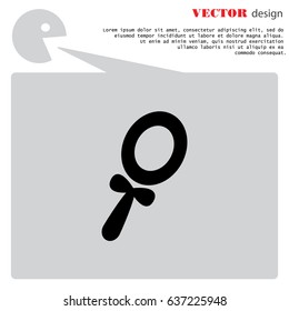 Web line icon. Mirror