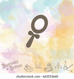 Web line icon. Mirror