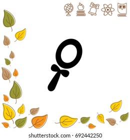 Web line icon. Mirror