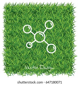 Web line icon. Molecule