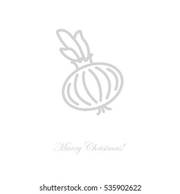 Web line icon. Onion bulb