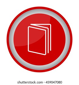 Web line icon. Open book