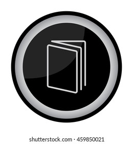 Web line icon. Open book