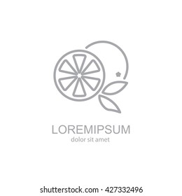 Web line icon. Orange
