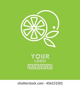 Web line icon. Orange