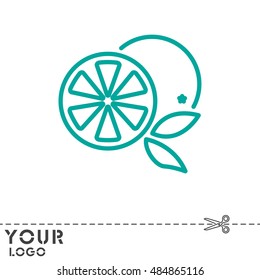 Web line icon. Orange