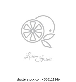 Web line icon. Orange