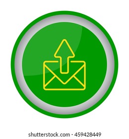 Web line icon. Outgoing Message