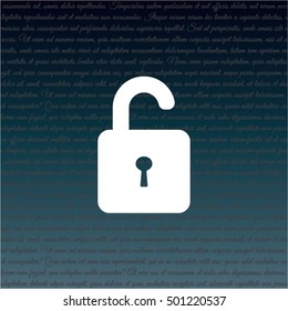 Web line icon. Padlock
