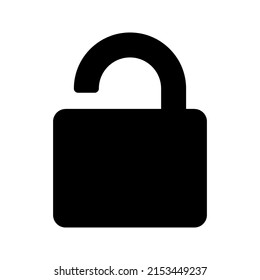 Web line icon. Padlock color editable