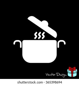 Web line icon. Pan, saucepan
