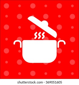 Web line icon. Pan, saucepan