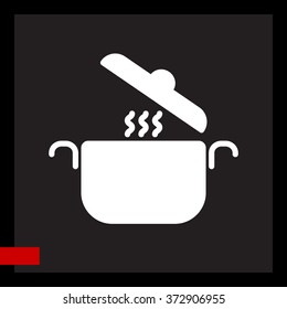 Web line icon. Pan, saucepan