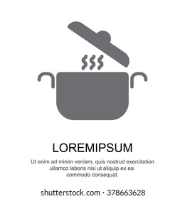 Web line icon. Pan, saucepan