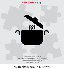 Web line icon. Pan, saucepan