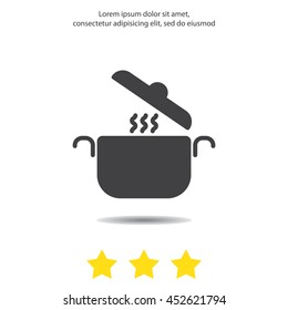 Web line icon. Pan, saucepan