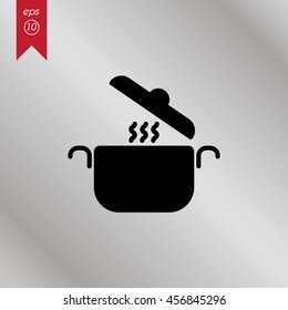 Web line icon. Pan, saucepan