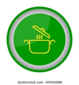 Web line icon. Pan, saucepan