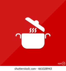 Web line icon. Pan, saucepan