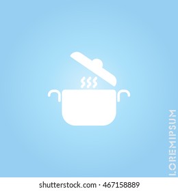 Web line icon. Pan, saucepan