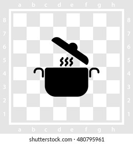 Web line icon. Pan, saucepan