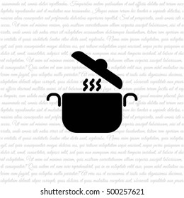 Web line icon. Pan, saucepan