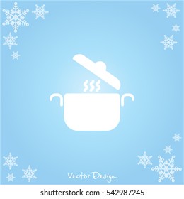 Web line icon. Pan, saucepan