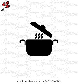 Web line icon. Pan, saucepan