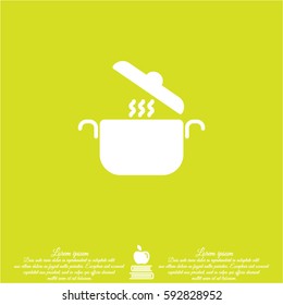 Web line icon. Pan, saucepan