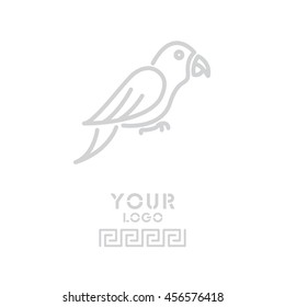 Web line icon. Parrot.