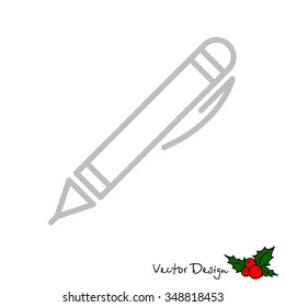 Web line icon. Pen