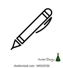 Web line icon. Pen