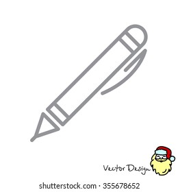 Web line icon. Pen