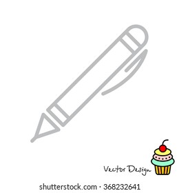 Web line icon. Pen