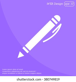 Web line icon. Pen